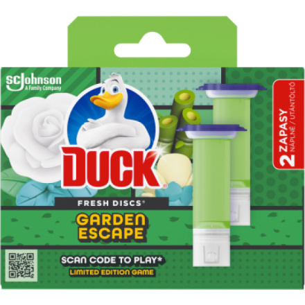 Duck WC blok Fresh Discs Garden Escape, náplně 2× 36 ml