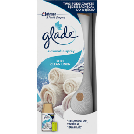 Glade osvěžovač vzduchu Automatický Pure Clean Linen, 269 ml