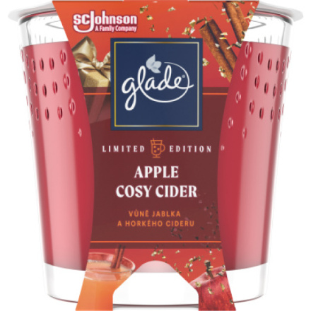 Glade svíčka vonná Apple Cosy Cider, 129 g