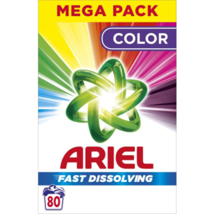 Ariel prací prášek Color 80 praní, 4,4 kg