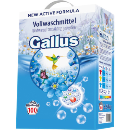Gallus prací prášek Universal, 100 dávek, 6,5 kg