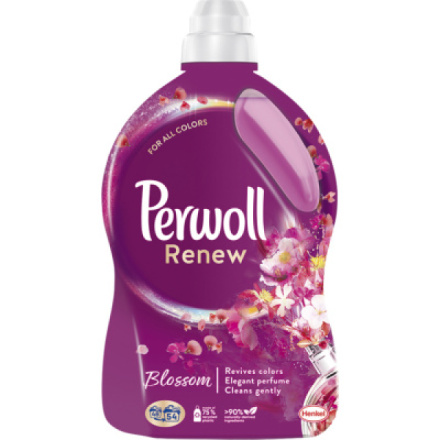 Perwoll prací gel Renew Blossom 54 praní, 2970 ml