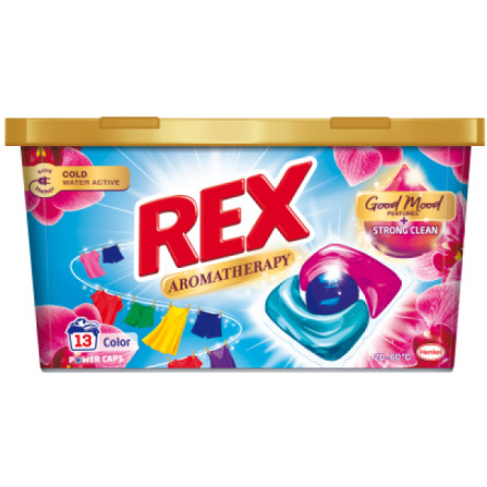 REX prací kapsle Aromatherapy Orchid Color 13 praní, 156g