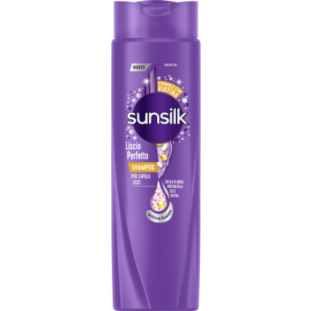 Sunsilk šampon Liscio Perfetto pro hladké vlasy, 250 ml