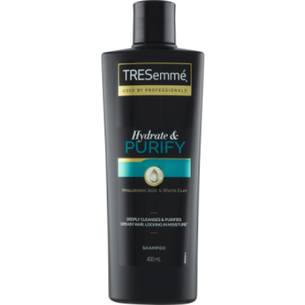 TRESemmé šampon pro mastící se vlasy Hydrate & Purify, 400 ml