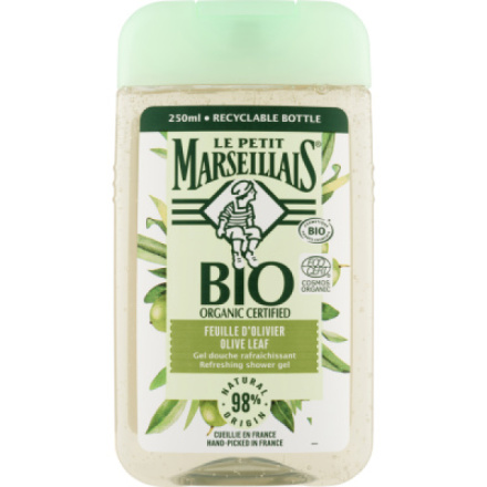 Le Petit Marseillais sprchový gel BIO olivový list, 250 ml