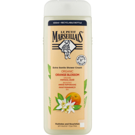 Le Petit Marseillais sprchový gel BIO pomerančový květ 400 ml