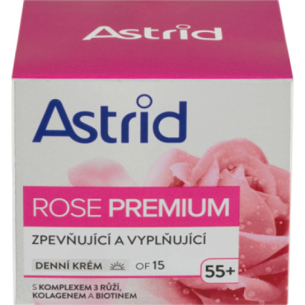 Astrid Rose Premium 55+ zpevňující a vyplňující denní krém OF15, 50 ml