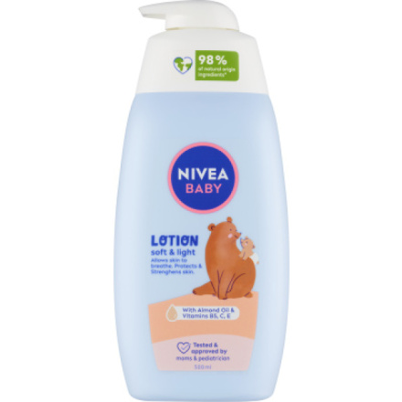 Nivea Baby tělové mléko lehké, 500 ml