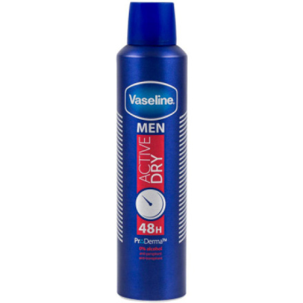 Vaseline Deo sprej Men Active Dry, 250 ml