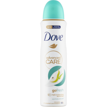 Dove Advanced Care Hruška a Aloe Vera antiperspirant ve spreji 150 ml deospray