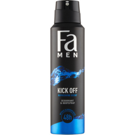 Fa Men deodorant Kick Off, 150 ml deospray