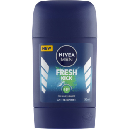 Nivea Men Fresh Kick tuhý antiperspirant, 50 ml deostick