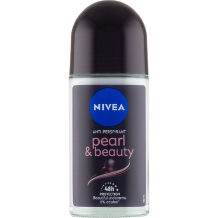 Nivea Pearl & Beauty Black kuličkový antiperspirant, 50 ml roll-on