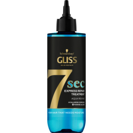 Gliss Hydratační 7 Sec Expres regenerační péče Aqua Revive, 200 ml
