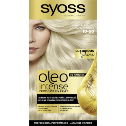 Syoss Oleo Intense barva na vlasy Popelavá blond 10-50
