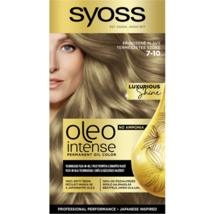 Syoss Oleo Intense olejová barva na vlasy 7-10 Přirozeně plavý