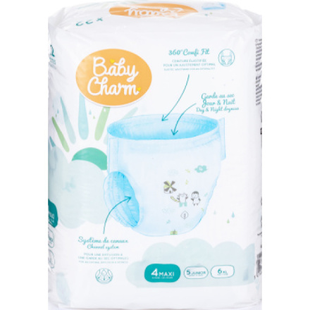 Baby Charm jednorázové plenky Super Dry Pants 9-15 kg, 22 ks