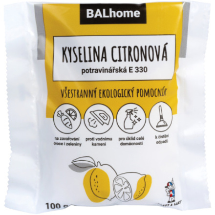 BALhome kyselina citronová potravinářská E 330, 100 g