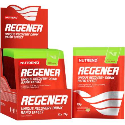 Nutrend REGENER 10 x 75 g, fresh apple VS-016-750-FA