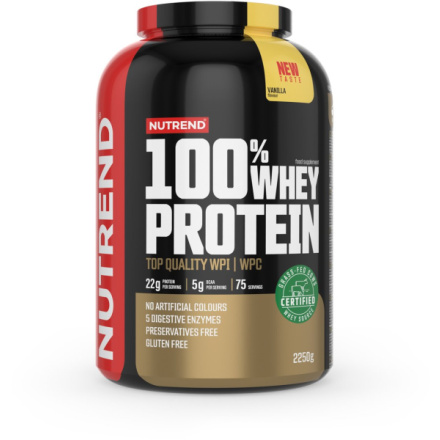 Nutrend 100% WHEY protein 2250 g, vanilka VS-032-2250-VA