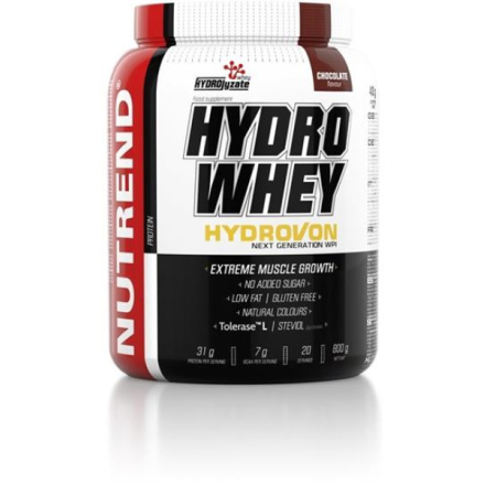 Nutrend HYDRO WHEY Syrovátkový izolát 800 g, čokoláda VS-074-800-ČO