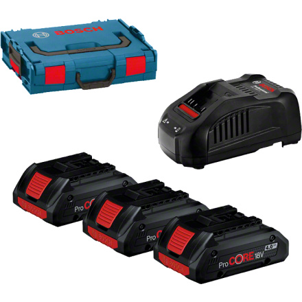 Bosch 3× ProCORE18V + GAL 1880 CV v L-BOXXu 102 Professional (0.601.9G0.30D) 0.615.990.L1R