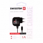 Nabíječka síťová Swissten micro USB 1a černá 22013700