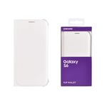 POUZDRO ORIGINÁL SAMSUNG G920 GALAXY S6 Flip Wallet (EF-WG920PWEGWW) bílá PU