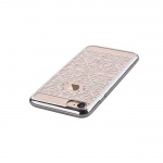 Pouzdro Crystal (Swarovski) Baroque iPhone 7 silver