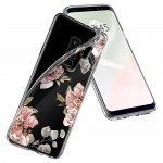 Pouzdro SPIGEN - Liquid Crystal Samsung G965 Galaxy S9 Plus - Květiny