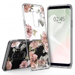 Pouzdro SPIGEN - Liquid Crystal Samsung G965 Galaxy S9 Plus - Květiny