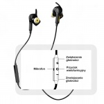 Originální Bluetooth Headset náhlavní souprava JABRA SPORT PULSE 100-96100000-60 černá BLISTR
