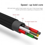 Baseus Usb Kabel Rapid 2v1 Micro Ligtning 3A 1.2 m (CAML-SU01) černý