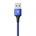 Baseus Usb Kabel Rapid 2 v 1 Micro Ligtning 3A 1.2 m (CAML-SU13) Modrá