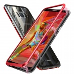 Luphie - Bicolor Magnetic SWORD Case - Iphone XS MAX (6,5") černá-fialová 53750