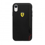 Pouzdro originál FERRARI - Hard Case On Track Grid FESITHCI61BK - Iphone XR černá 