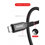 Baseus Energy 2v1 - kabel USB / Lightning power banka 2500 mah (CALXU-01) černý