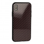 Pouzdro Carbon Glass Case - Xiaomi Mi 8 Lite tmavě šedá 55884