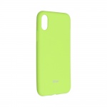 Pouzdro ROAR Colorful Jelly Case iPhone X/XS limetková 5901737857026