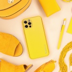 Pouzdro Forcell LEATHER Case Xiaomi Redmi Note 10/10S žlutá 5903396111525
