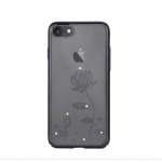 Pouzdro Crystal (Swarovski) Lotus iPhone 7 PLUS gun black