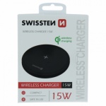 SWISSTEN WIRELESS BEZDRÁTOVÁ NABÍJEČKA 15W ČERNÁ - 22055500