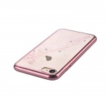 Pouzdro Crystal (Swarovski) Papillon iPhone 7 rose gold