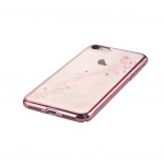 Pouzdro Crystal (Swarovski) Papillon iPhone 7 rose gold