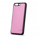 Pouzdro Beeyo Carbon iPhone 5/5S/SE růžová