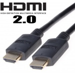 ATEN PremiumCord HDMI 2.0 High Speed+Ethernet, zlacené konektory, 1m, kphdm2-1