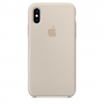 Apple iPhone XS Silicone Case - Stone, MRWD2ZM/A