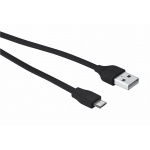 TRUST Flat Micro-USB Cable 20cm - black, 20139