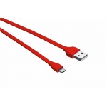 TRUST Flat Micro-USB Cable 1m - red, 20137